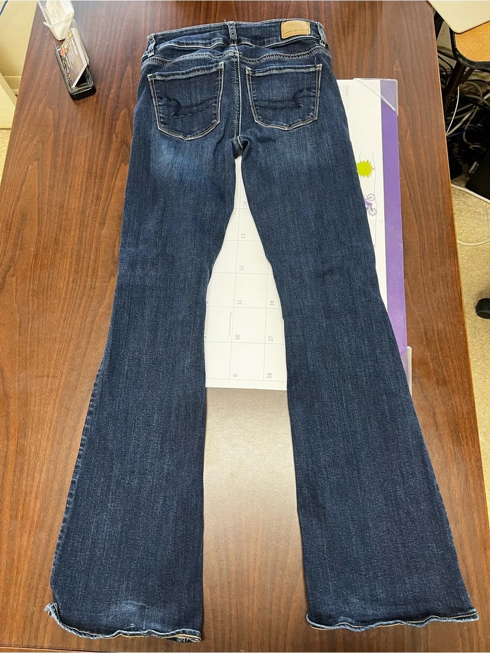 American Eagle Outfitters Dark Blue Flare Jeans
